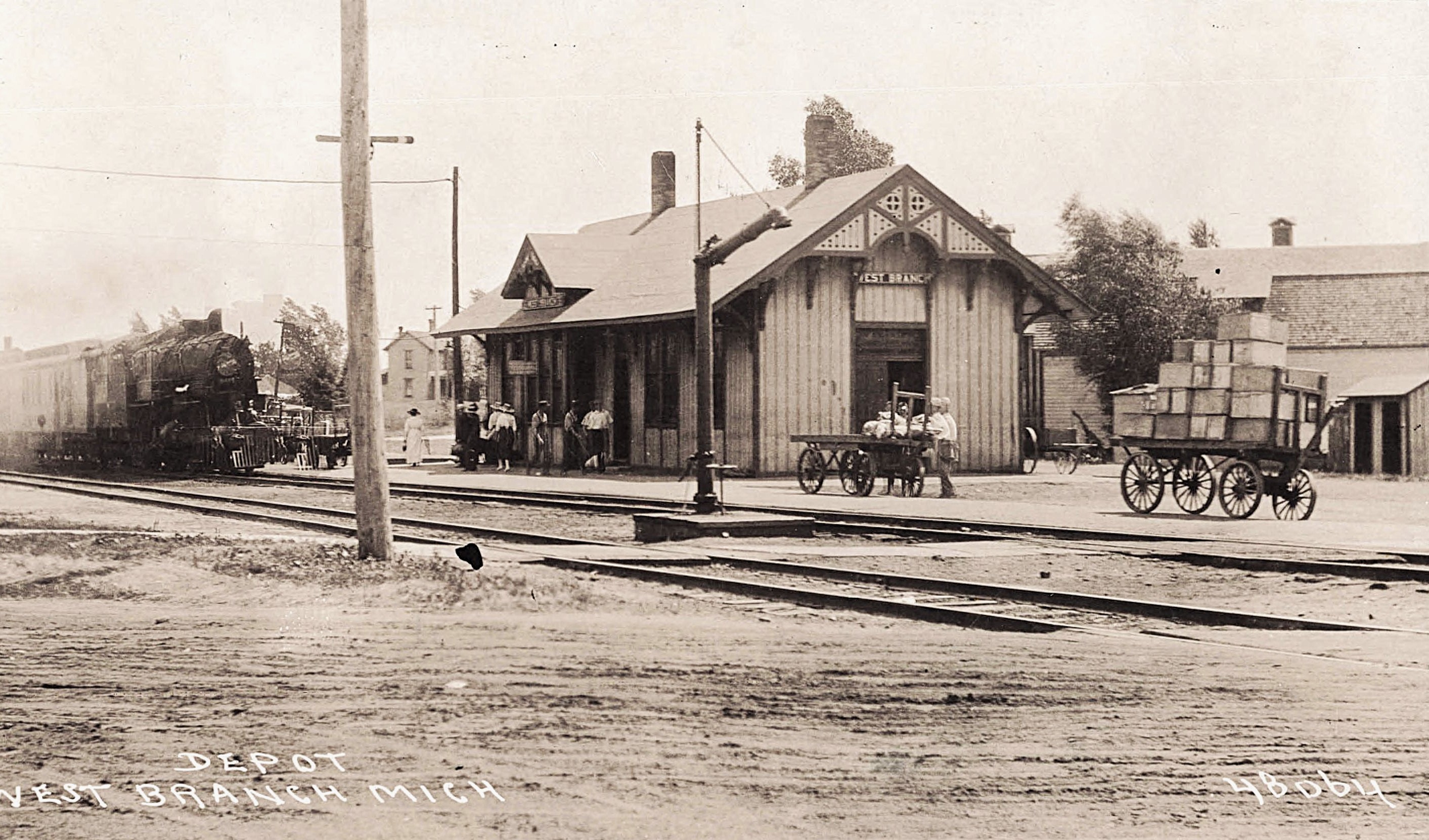 MC Passenger Train at West Branch